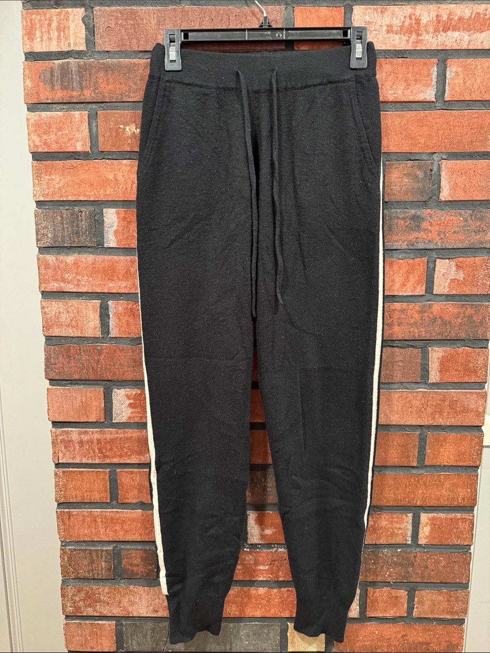 the Cashmere Project  Jogger Pants with White Side Stripe - Picture 2 of 9